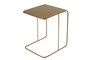 Hanah Home Mesa Lateral de Metal Dorado Shb-011-A